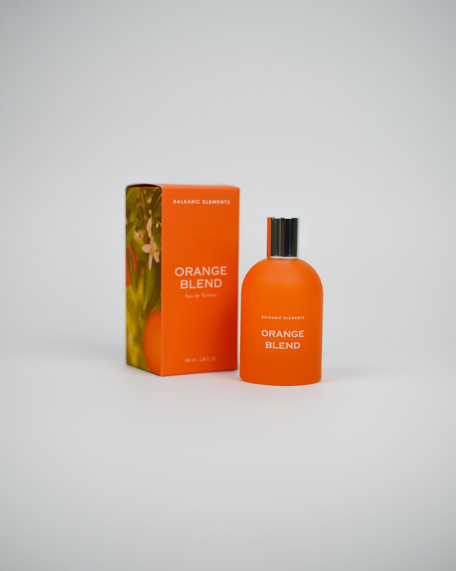 Orange Blend perfume bottle and packaging on a white background