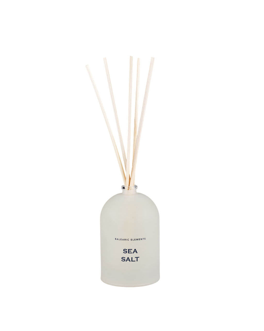 Diffuser bottle with 'Sea Salt' fragrance on a white background