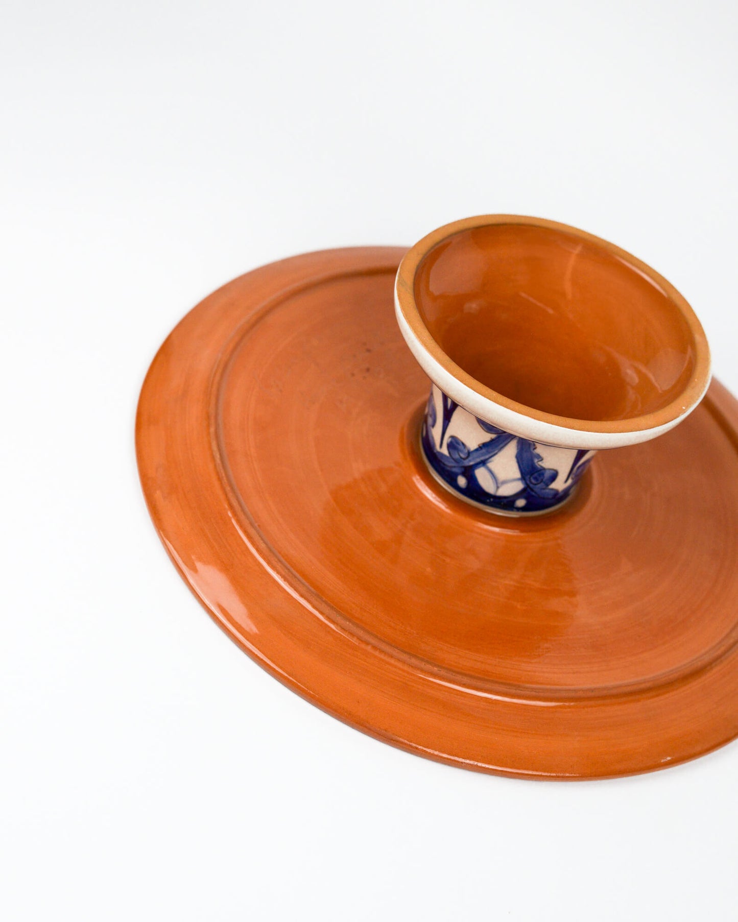 Terracotta cake stand detail